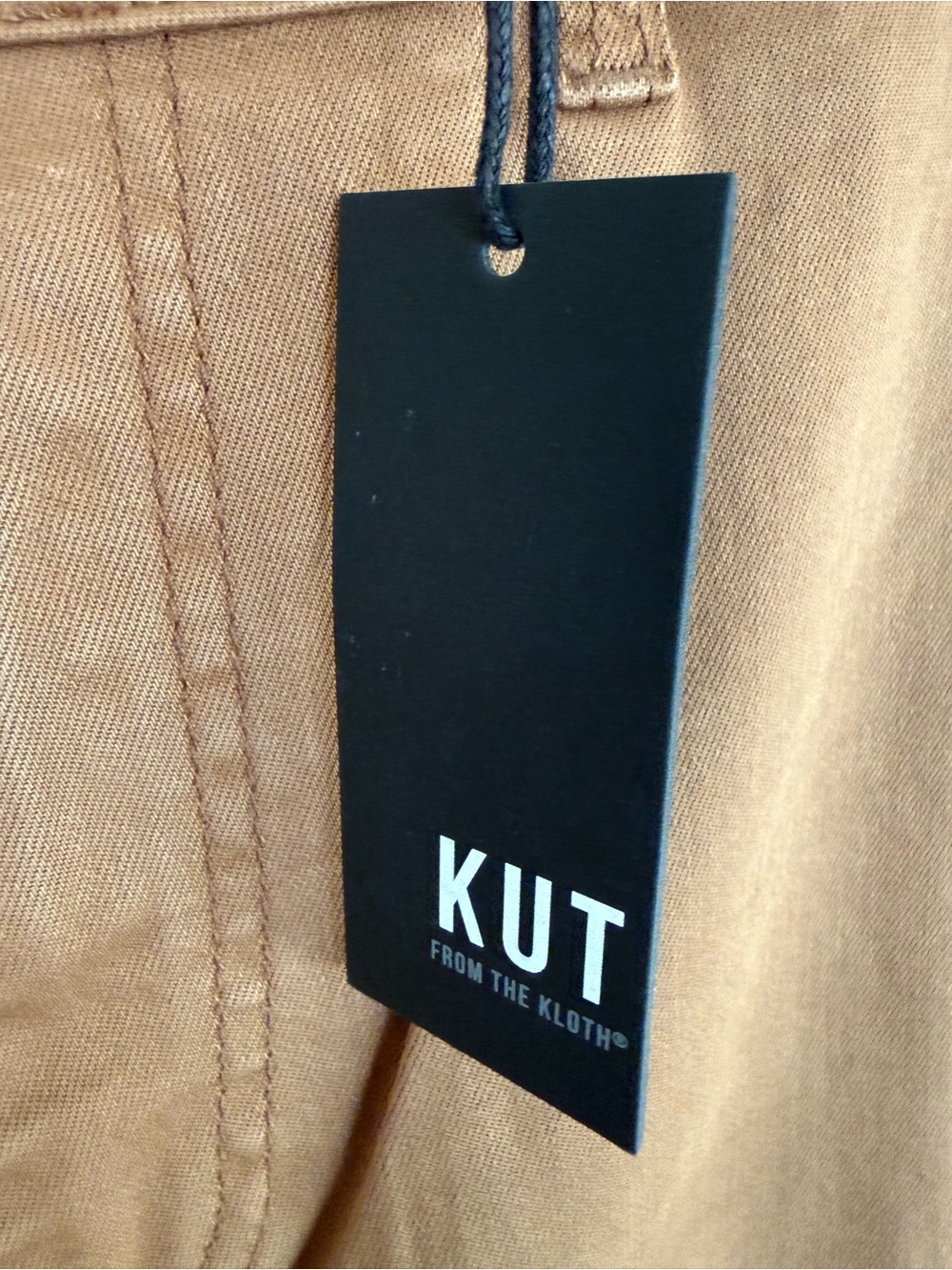 Kut from the Kloth Wide-Leg Jeans in Brown - Picture 4 of 5